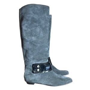 Stylish Black Suede Women's Boots